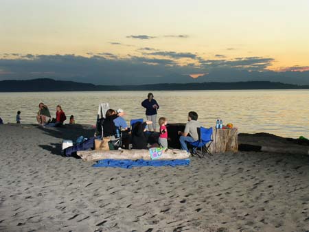 alki beach, picnik